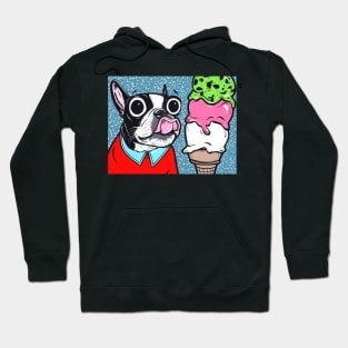 Boston Terrier Ice Cream Hoodie